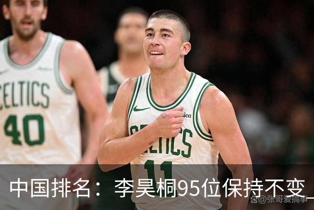 中国排名：李昊桐95位保持不变 袁也淳金子豪上升